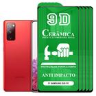 Kit 5x Película 9D Cerâmica Samsung Galaxy S20 FE - Protetora Anti Impacto Queda Choque Shock Flexível Nano Gel