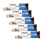 Kit 5x Power Protein Bar Max Titanium 90g Bombom de Avelã com Coco