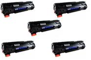 Kit 5x Toner Compatível CF283A 83A 100% Novo para M201DW M225DW M226 M127FW 1.500 Impressões - PREMIUM