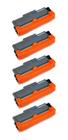 Kit 5x Toner Para 2340dw 2380dw 2560dw 2520dw 2700dw 2720dw - Compatível