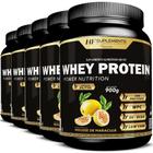 Kit 5X Whey Protein Power Nutrition Mousse De Maracuja 900G