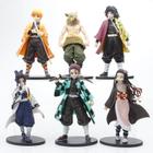 Kit 6 Action Figures Kimetsu No Yaiba 15cm