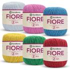 Kit 6 Barbantes Linha Fiore Euroroma - 500m 150g TEX 295 Nº2