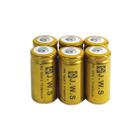 Kit 6 Baterias Pilha Recarregável 16340 3,7v CR123A 5800mAh