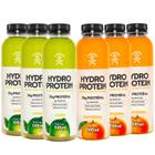 Kit 6 Bebidas Hydro Protein MOVING (2 Sabores) 500ml