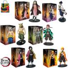 KIt 6 Bonecos 14cm Demon Slayer (Giyu,Inosuke,Nezuko,Shinobu,Tanjiro,Zenitsu) Action figure