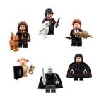 Kit 6 bonecos harry potter hermione snape dobby voldemort bloco de montar - BLOCOS DE MONTAR