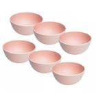 Kit 6 Bowls Pote Tigela Bambu Ecológico Açai Sorvete - Lyor