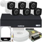 Kit 6 Câmeras de Segurança hd Dvr 8 Ch Intelbras Full hd