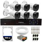 Kit 6 Câmeras Segurança Intelbras 1120B DVR 8 Canais Com HD Completo - Intelbras e Tudo Forte