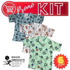 kit 6 CAMISETA manga curta Infantil 1 , 2 , 3 anos menina menino envio imediato ESTAMPADAS Linha verão