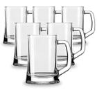 Kit 6 Caneca 340ml Para Chopp Cerveja Transparente - Globimport