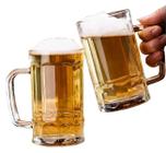 Kit 6 Caneca de Chopp e Cerveja Vidro 350 ml Copo Cerveja