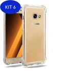 Kit 6 Capa Capinha Anti Shock Transparente Samsung Galaxy J7 Prime