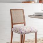 Kit 6 Capas Assento Cadeira Jantar Mesa Cozinha Protetora Lisa Elasticada Ajustável Fecho Fivela