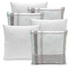 Kit 6 Capas de Almofadas Piquet 40x40 Com Zíper Favinho Decoração