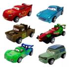 Kit 6 Carrinhos Relâmpago Mcqueen Disney Carros Brinquedos - King
