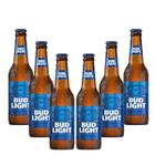 Kit 6 cerveja bud light log neck