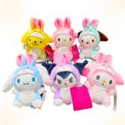 Kit 6 Chaveiros Anime Hello Kitty My Melody Fofas