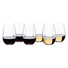 Kit 6 Copos Para Vinho Multiuso Degustione Cristal Riedel