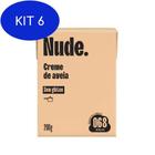 Kit 6 Creme De Leite Vegetal De Aveia Nude 200G