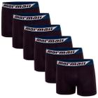 Kit 6 Cueca Boxer S/Costura Microfibra Confortavel Mormaii