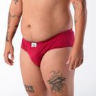 Kit 6 cuecas 100% algodão slip plus size Keeper