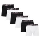 Kit 6 Cuecas Boxer Elástico Resistente Largo Cofortável Allarde