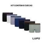 Kit 6 Cuecas Boxer Kids Lupo Infantil Algodão Original 141