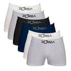 Kit 6 Cuecas Boxer Zorba Algodão Sem Costura 781