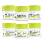 Kit 6 desodorante creme herbissimo fresh antitranspirante 55g