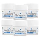 Kit 6 Desodorante Creme Herbissimo Talco Antitranspirante 55g