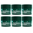 Kit 6 Desodorante Creme Tradicional Herbíssimo 55G - Dana