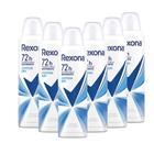 Kit 6 Desodorantes Rexona Motionsense Antitranspirante Aerossol Cotton Dry 150ml