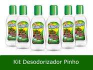 Kit 6 Desodorizador Oleo De Pinho Kalipto