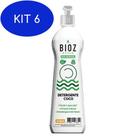 Kit 6 Detergente De Coco Biodegradável Bioz Green 470Ml