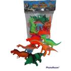 Kit 6 Dinossauros De Borracha Jurassicos Mult Coloridos Macio - Toy king