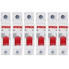 Kit 6 Disjuntor Monopolar Automático 10a Curva C Sdd61c10 Steck