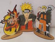 Kit Decoração Aniversário Festa Sakura Naruto 5 Display Centro de Mesa