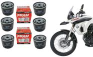 Kit 6 Filtros Óleo Fram Ph6114 Bmw F800Gs F800Gt F800R F800S