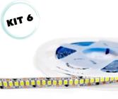 Kit 6 Fita Led 2835 5m 240leds / M 3000k 12v Ip20