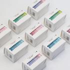kit 6 fitas adesiva washi tape colorida tom pastel 10 mm x 2 m fashion