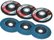 Kit 6 Flap Disco de Uso Geral 115 X 22,23 mm Grão 40 3M