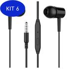 Kit 6 Fone De Ouvido Para Celular Com Microfone Xcell