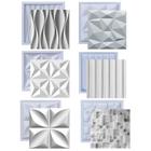 Kit 6 Formas Molde Para Gesso 3D E Cimento Abs
