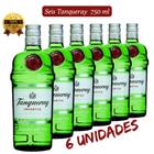 Kit 6 Gin Tanqueray London Dry 750ml