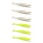 Kit 6 Iscas Artificiais Para Pesca Monster 3X Slow Shad 12cm