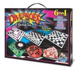 Jogo 5 Em 1 Ludo ,dama, Xadrez Chines, Hipismo, Xadrez - R$ 169