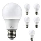 Kit 6 Lâmpada Led 9W Kian E27 Bulbo Branco Frio 6500K Eq 60W