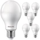 Kit 6 Lâmpada Led Philips Bulbo 16W 3000K Branco Quente E27